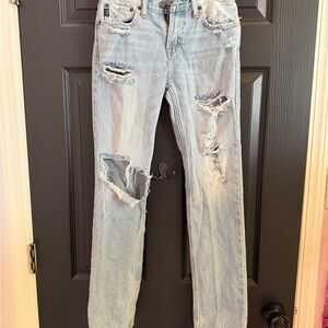 Abercrombie & Fitch Kids Light Blue Denim